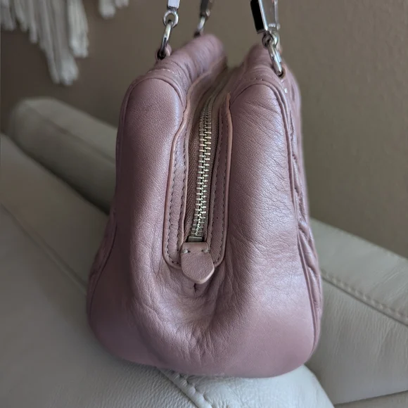 Coach Madison Gathered Twist Leather Satchel - Picture 5 of 11